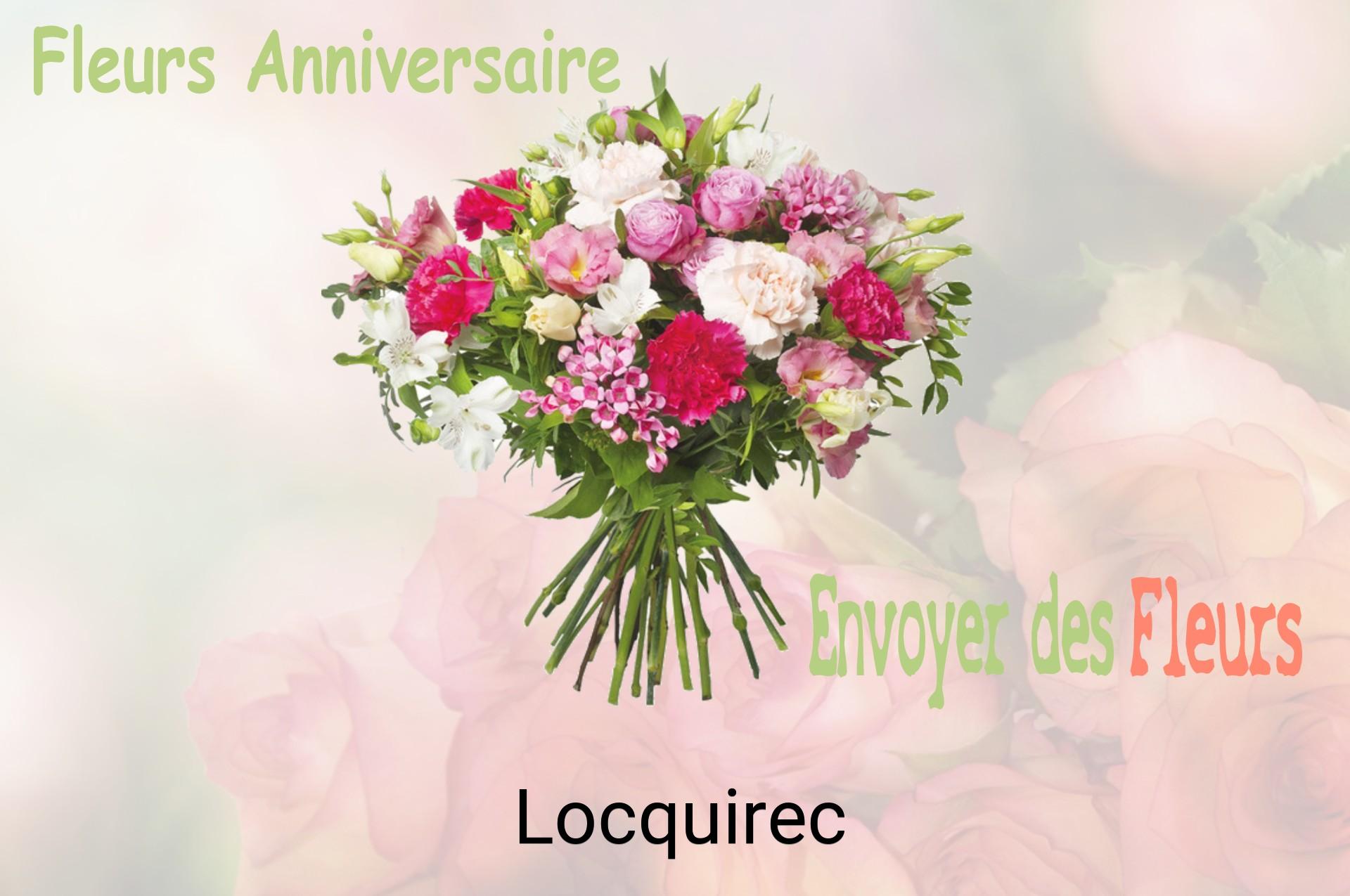 Bouquet de fleurs d’anniversaire livré à Locquirec