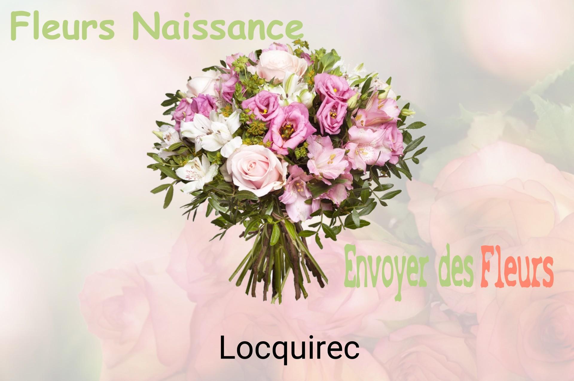 Bouquet de fleurs de naissance livré à Locquirec